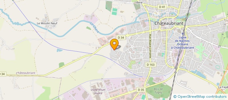 localisation de l'entreprise MONSIEUR GOKHAN DEMIRYUREK  CHATEAUBRIANT