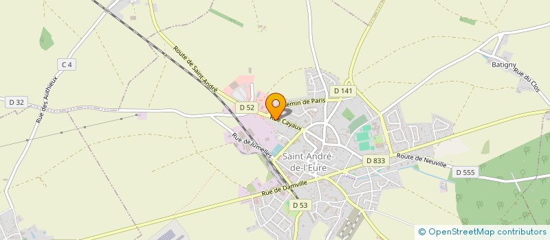 localisation de l'entreprise MONSIEUR GOKHAN SENER  SAINT-ANDRE-DE-L'EURE