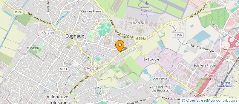 localisation de l'entreprise MONSIEUR GOKMEN KESER à CUGNAUX