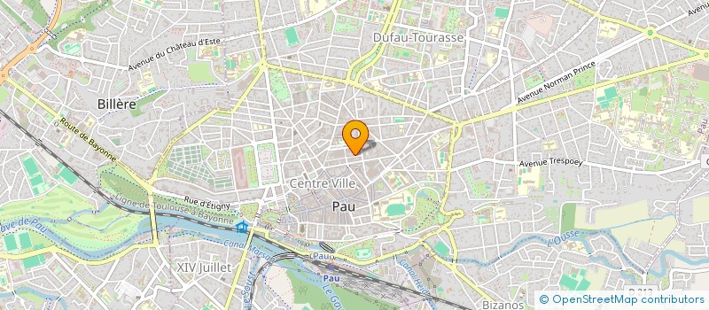 localisation de l'entreprise MONSIEUR GOLAGHA HOSAINI à PAU