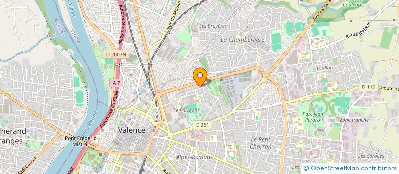 localisation de l'entreprise MONSIEUR GOLAGHA MOHAMMADI  VALENCE