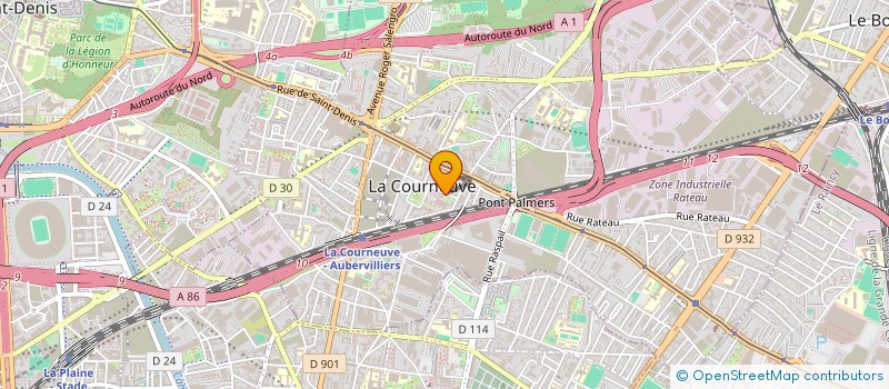 localisation de l'entreprise MONSIEUR GOLAM KIBRIA à LA COURNEUVE