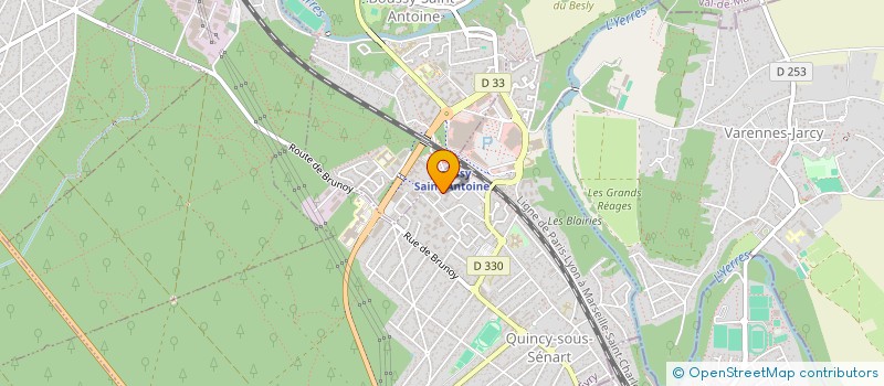 localisation de l'entreprise MONSIEUR GOLLE CAMARA  QUINCY-SOUS-SENART