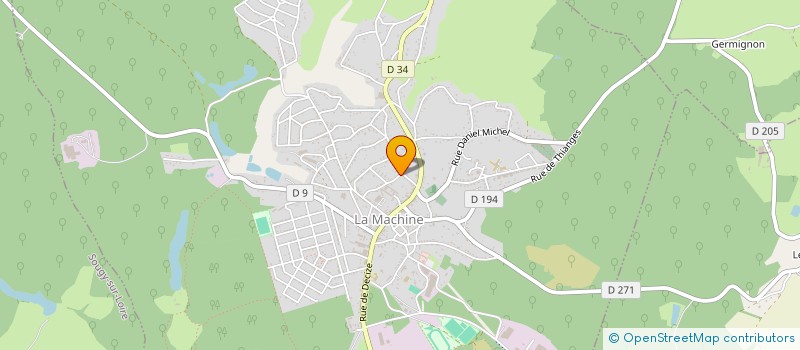 localisation de l'entreprise MONSIEUR GOLY SAINT EMMANUEL KOUDOU  LA MACHINE