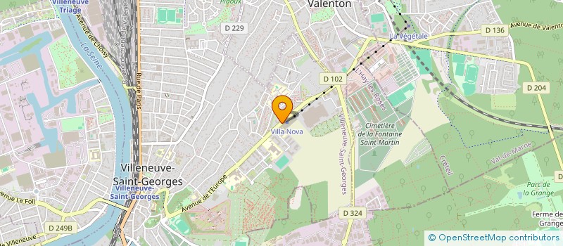 localisation de l'entreprise MONSIEUR GOMES ALAN  VILLENEUVE-SAINT-GEORGES