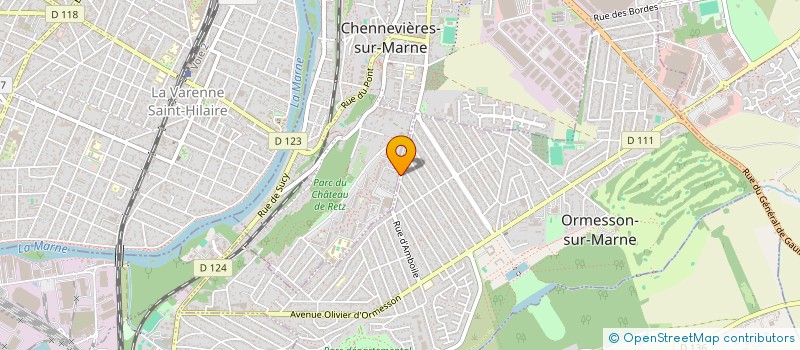 localisation de l'entreprise MONSIEUR GOMES GOMES  CHENNEVIERES-SUR-MARNE