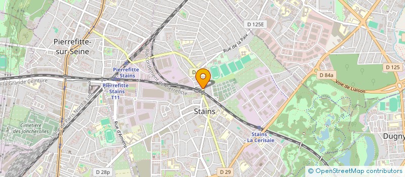 localisation de l'entreprise MONSIEUR GONANGA KASSIM OUATTARA à STAINS