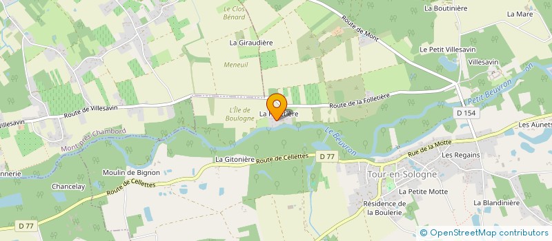 localisation de l'entreprise MONSIEUR GONCALO ANDRE RODRIGUES BATISTA  TOUR EN SOLOGNE