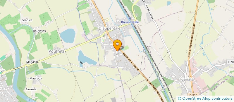 localisation de l'entreprise MONSIEUR GONCALO MENDES AZEDO  DIEUPENTALE