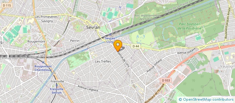 localisation de l'entreprise MONSIEUR GONGYI REN à SEVRAN