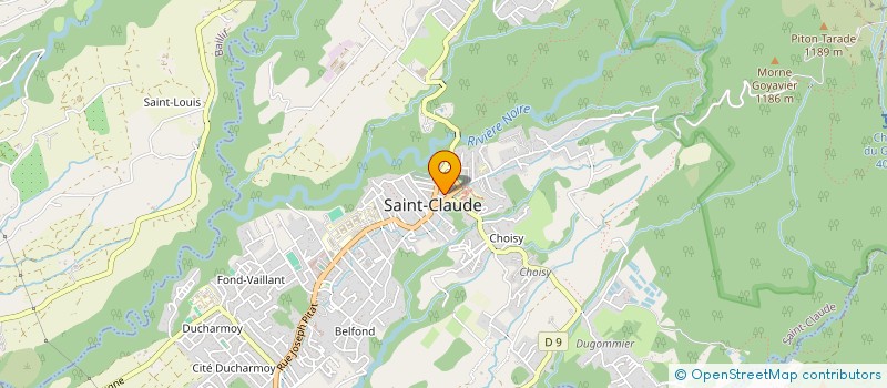 localisation de l'entreprise MONSIEUR GONTRAN BALTYDE à SAINT-CLAUDE