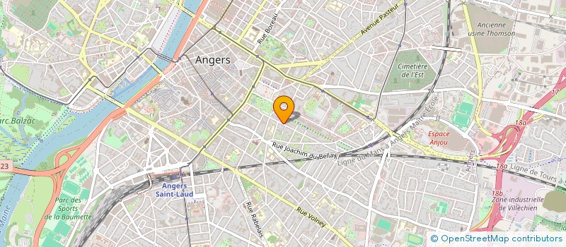localisation de l'entreprise MONSIEUR GONTRAN BOUTHEMY à ANGERS