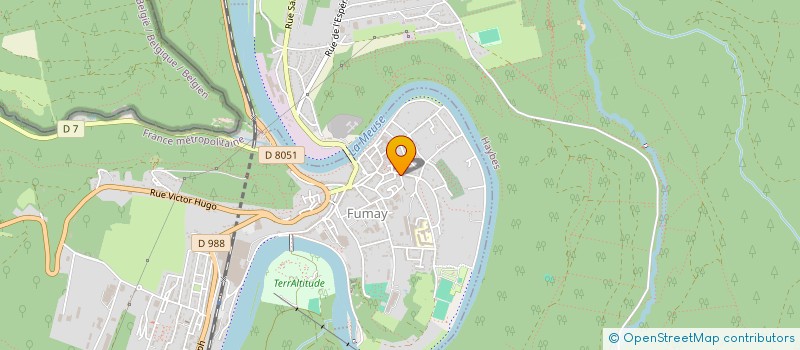 localisation de l'entreprise MONSIEUR GONTRAN LORENT  FUMAY