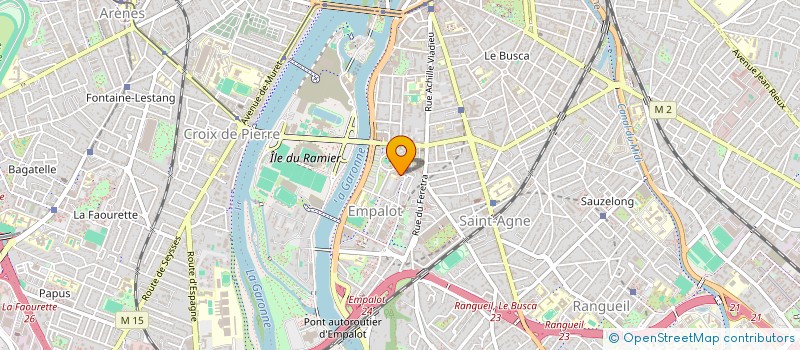 localisation de l'entreprise MONSIEUR GONTRAN RUHWABARE  TOULOUSE