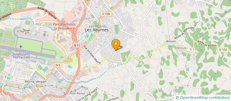 localisation de l'entreprise MONSIEUR GONTRAND GUIOVANNA LABORE  LES ABYMES