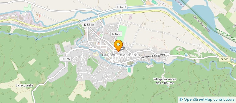 localisation de l'entreprise MONSIEUR GONZAGUE ALBERT SAISON  LA ROQUE-D'ANTHERON