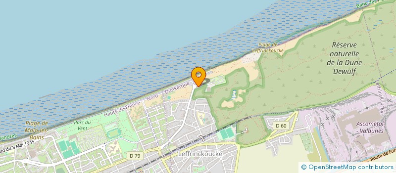 localisation de l'entreprise MONSIEUR GONZAGUE CARTON  LEFFRINCKOUCKE