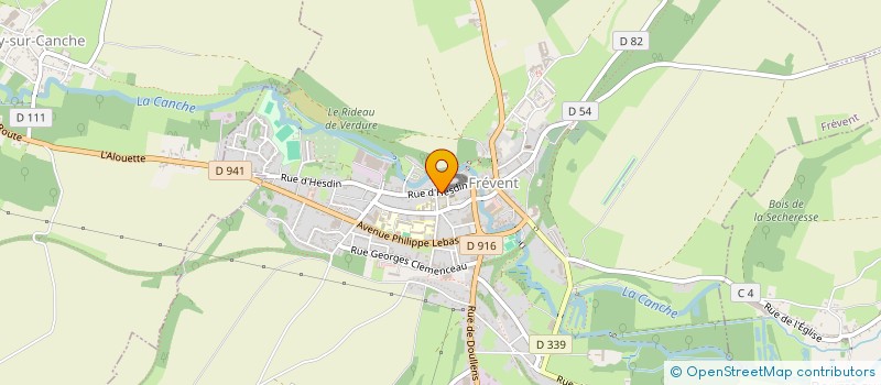 localisation de l'entreprise MONSIEUR GONZAGUE CLERET  CONCHY-SUR-CANCHE