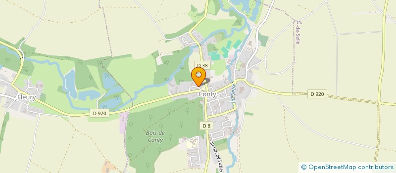 localisation de l'entreprise MONSIEUR GONZAGUE CODEVELLE  CONTY