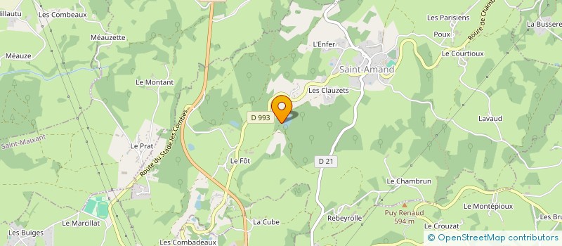 localisation de l'entreprise MONSIEUR GONZAGUE DARRAS à SAINT-AMAND
