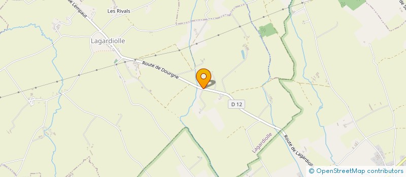 localisation de l'entreprise MONSIEUR GONZAGUE DE MAS LATRIE  DOURGNE