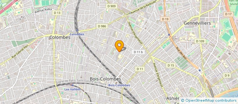 localisation de l'entreprise MONSIEUR GONZAGUE DE PERIER à BOIS-COLOMBES