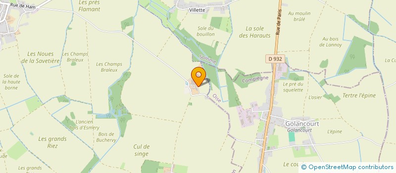 localisation de l'entreprise MONSIEUR GONZAGUE DOSSIN  ESMERY HALLON