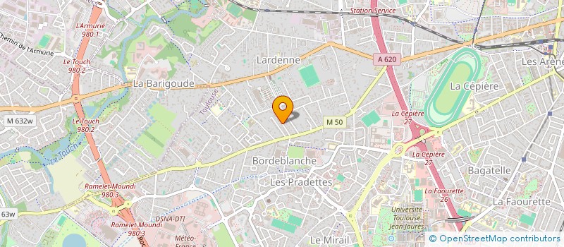 localisation de l'entreprise MONSIEUR GONZAGUE DU REAU DE LA GAIGNONNIERE à TOULOUSE