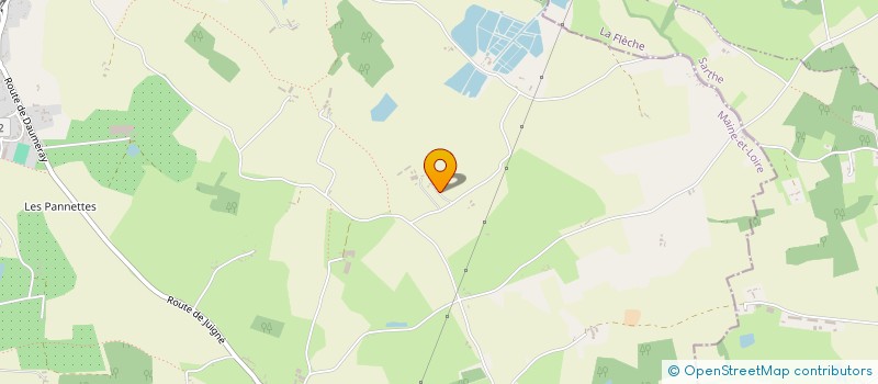 localisation de l'entreprise MONSIEUR GONZAGUE GENTY  MORANNES SUR SARTHE-DAUMERAY