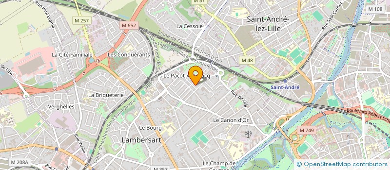 localisation de l'entreprise MONSIEUR GONZAGUE GOBILLOT à LAMBERSART