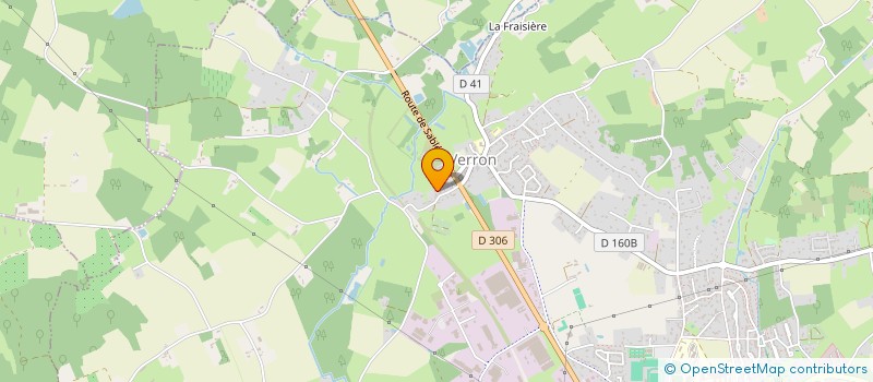 localisation de l'entreprise MONSIEUR GONZAGUE PROUVOST  LA FLECHE