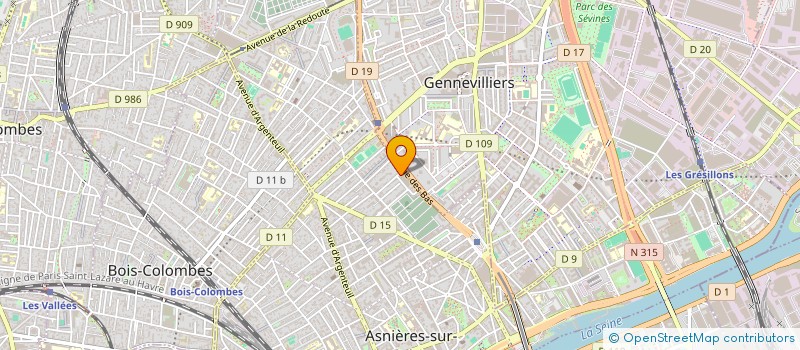 localisation de l'entreprise MONSIEUR GONZALO CARRETERO MORAN à ASNIERES-SUR-SEINE