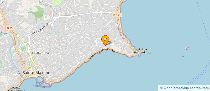 localisation de l'entreprise MONSIEUR GONZALO FREIRE HAZARD à SAINTE-MAXIME
