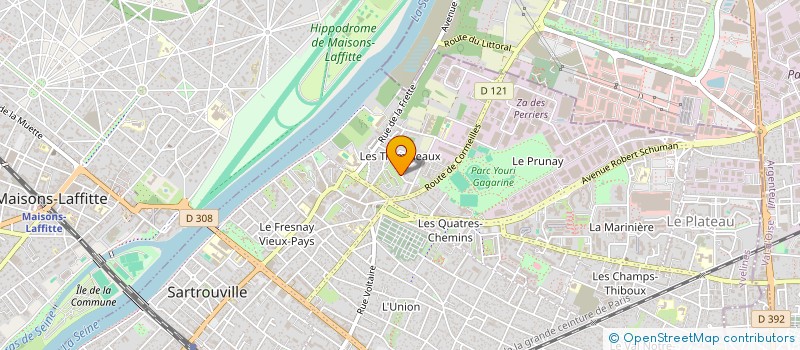 localisation de l'entreprise MONSIEUR GONZALO HARDY à SARTROUVILLE