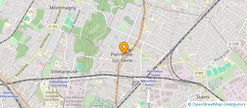 localisation de l'entreprise MONSIEUR GONZALO TIQUE OQUENDO à PIERREFITTE-SUR-SEINE