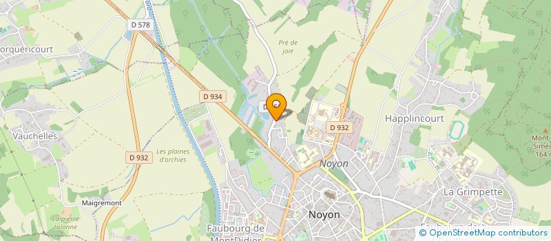 localisation de l'entreprise MONSIEUR GOPEELALL KOWLESSUR  NOYON