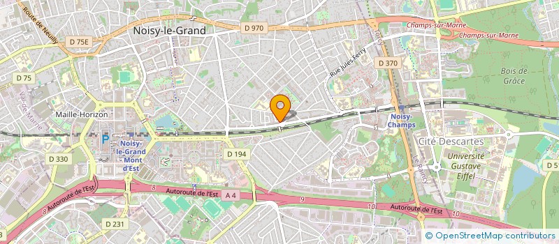 localisation de l'entreprise MONSIEUR GORA DIOBAYE à NOISY-LE-GRAND