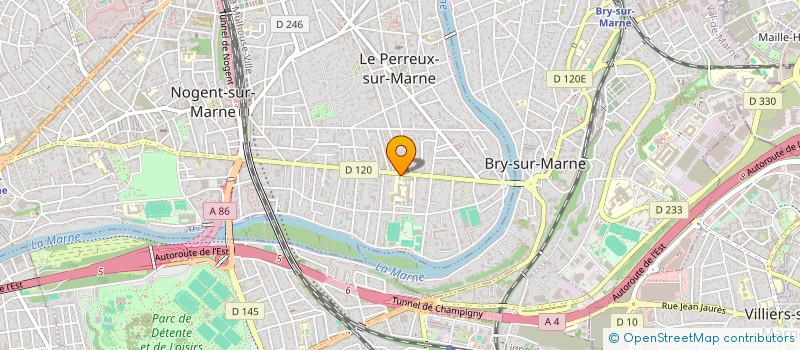 localisation de l'entreprise MONSIEUR GORA THIAM  LE PERREUX-SUR-MARNE