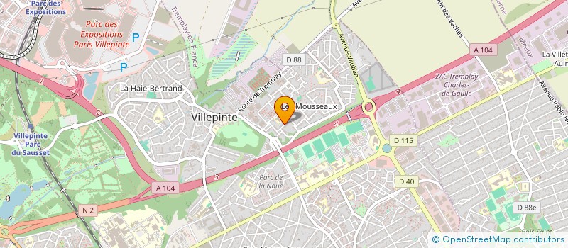 localisation de l'entreprise MONSIEUR GORAN BONIFACE à VILLEPINTE
