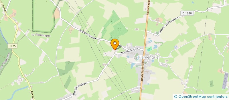 localisation de l'entreprise MONSIEUR GORAN HERREMAN  LA FLAMENGRIE