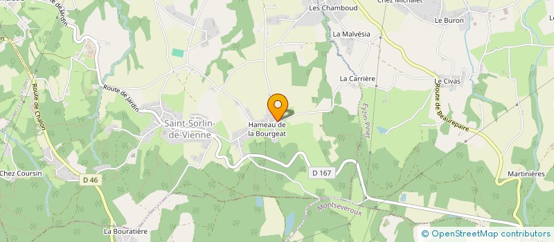 localisation de l'entreprise MONSIEUR GORAN JOUART  SAINT-SORLIN-DE-VIENNE