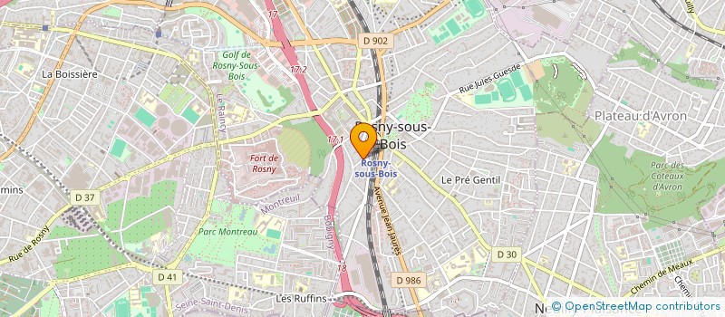 localisation de l'entreprise MONSIEUR GORAN JOVICIC à ROSNY-SOUS-BOIS