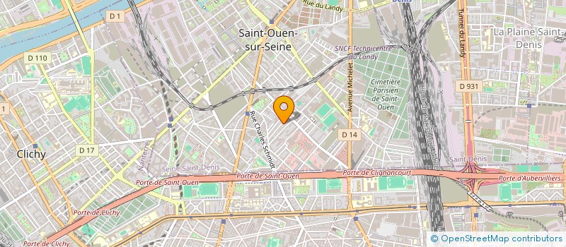 localisation de l'entreprise MONSIEUR GORAN KOCEV à SAINT-OUEN-SUR-SEINE