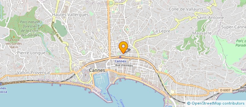 localisation de l'entreprise MONSIEUR GORAN KOVACEVIC à CANNES