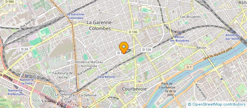 localisation de l'entreprise MONSIEUR GORAN MILOSAVLJEVIC à COURBEVOIE