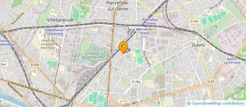 localisation de l'entreprise MONSIEUR GORAN MINIC à PIERREFITTE-SUR-SEINE