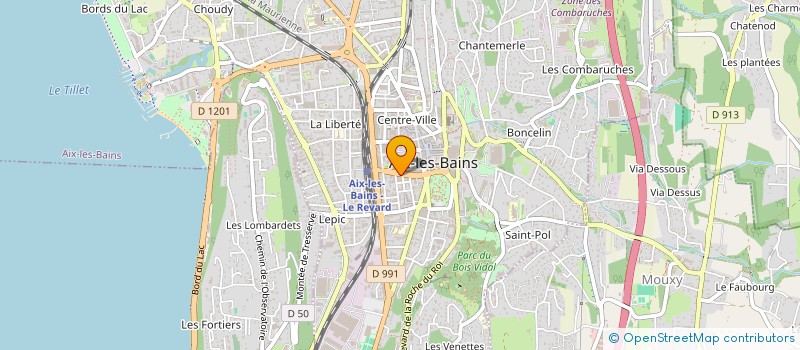 localisation de l'entreprise MONSIEUR GORAN SECEROVSKI à AIX-LES-BAINS