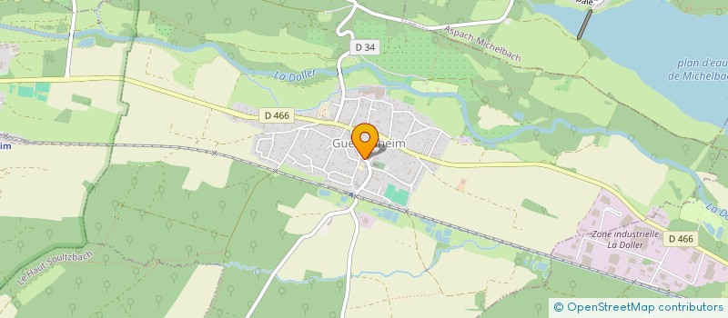 localisation de l'entreprise MONSIEUR GORDIA HOMBISSA BATISSA  GUEWENHEIM