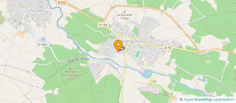 localisation de l'entreprise MONSIEUR GORDON CLAPET  PUISSERGUIER