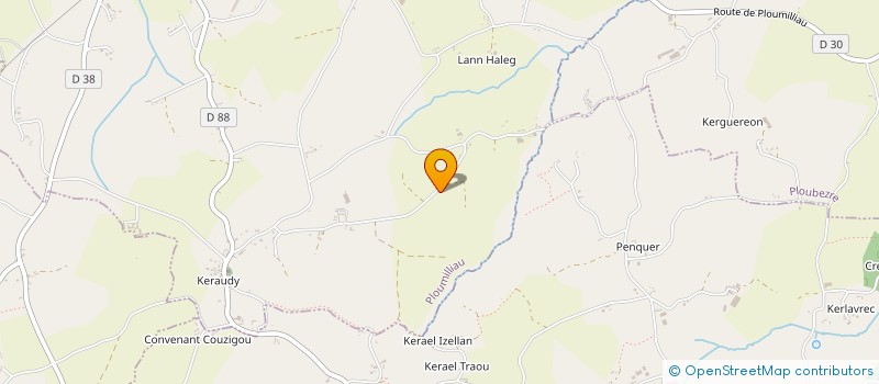 localisation de l'entreprise MONSIEUR GORDON DENIS WARDEN  PLOUMILLIAU